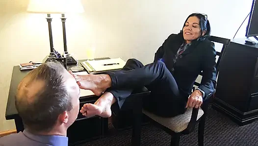 Office Foot Bitch: This Is Your Job, Moron!