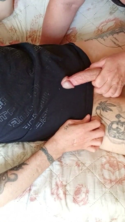 I love playing with my brother-in-law's dick and watching him cum | Clip 2