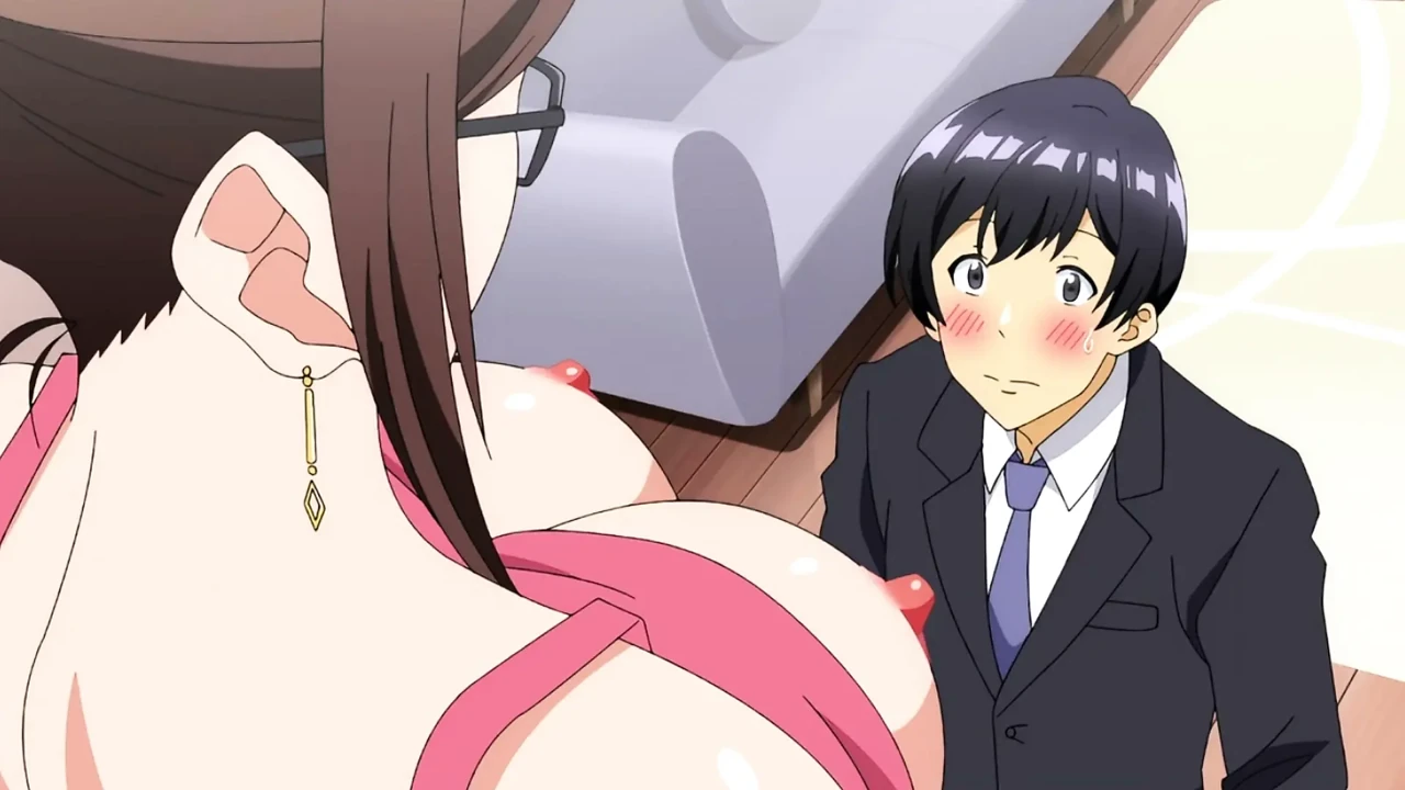 She Shows Him a Secret Room in the House and They End Up Naked on the Futon, Her Riding Him Until He Cums Deep Inside