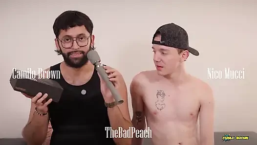 Camilo Brown & Nico Mucci Review the Bad Peach Staff Magic Wand 10/10 Sovereign Cage - Raw Anal Ride & Handsfree Cum