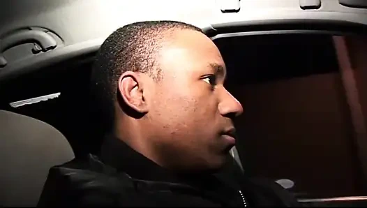 Sexy tattooed black girl pussy fucking in dogging position...cum in mouth