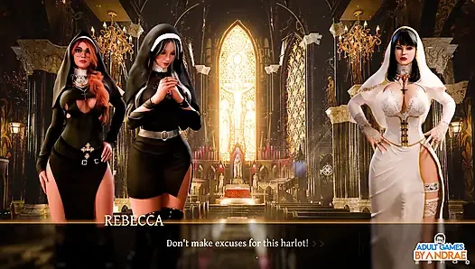 Геймплей сестры в грехе, часть 1