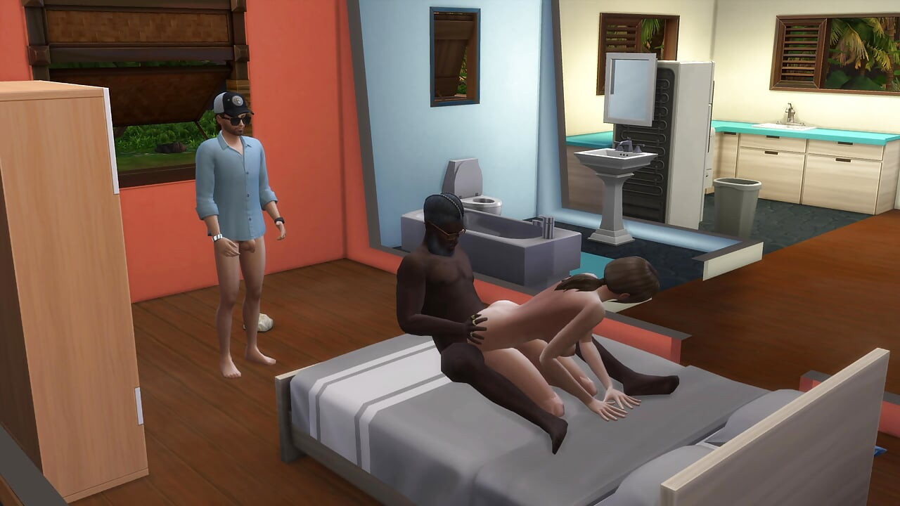 Sims 4: Esposa tenta BBC pela primeira vez