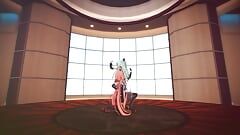 Mmd R-18 anime lányok szexi táncos klipje 6