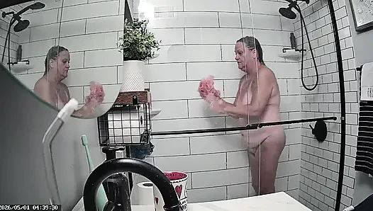 Mrs. Joanne Tanner a Real Public Schoolteacher Captured in the Shower 05-01-26 & 05-03-26
