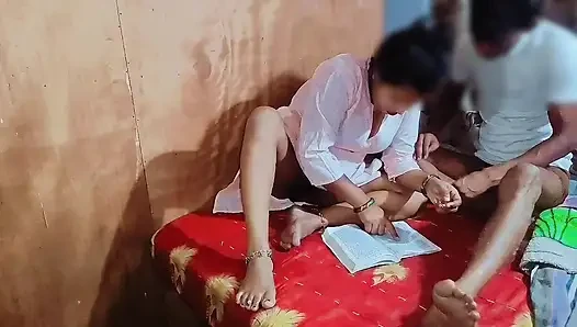 From the inside of the teacher's ass to the inside of the student's throat