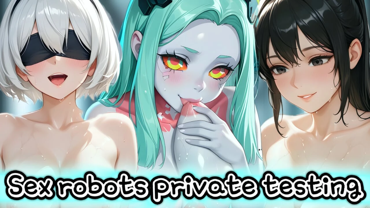 You were invited to test the sex skills of 4 new androids (Sex JOI)