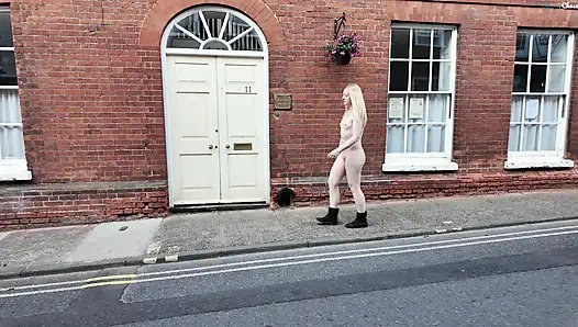 Public Places Nude: WoodBridge, England