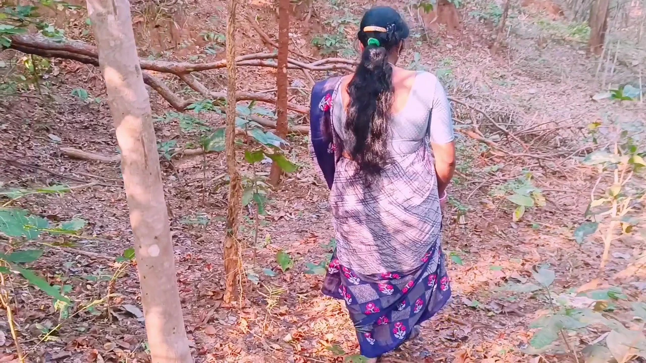 Desi jungle sex. Beautiful bhabi fucking husbend's brother big dick in forest. Telugu dirty talks.