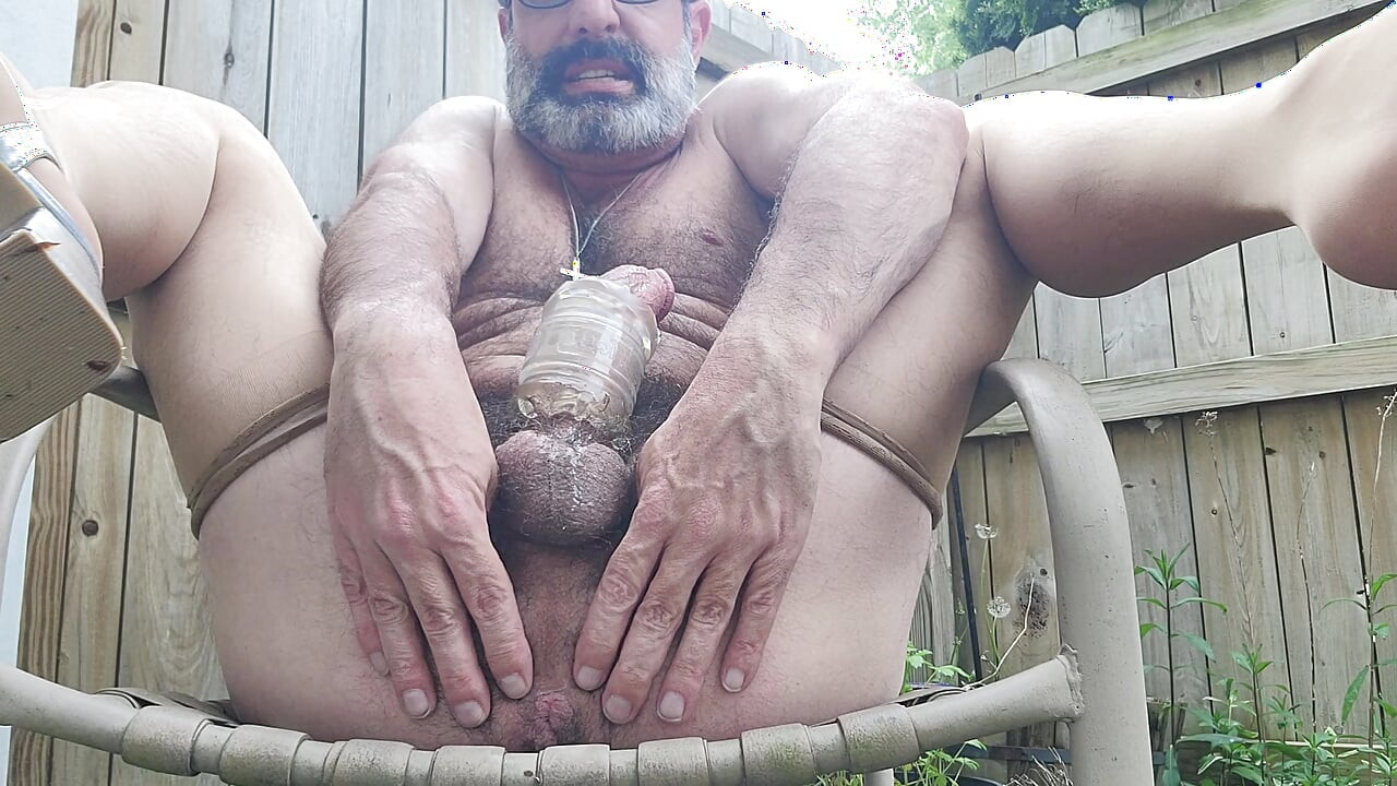 Outide Heels and Nylons and Big Cock