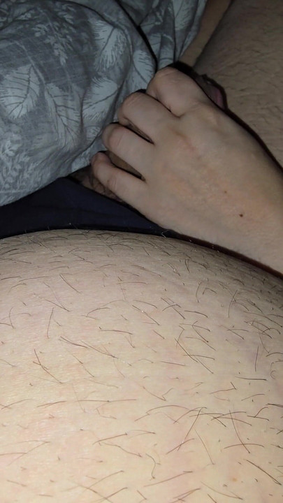 Step mom hand slip and pulled out step son dick for a handjob | Clip 1