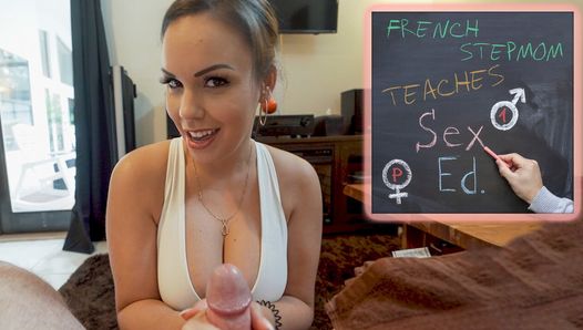 Une belle-mère française enseigne l'éducation sexuelle - partie 1 - aperçu - immeganlive x wca productions kyle boules