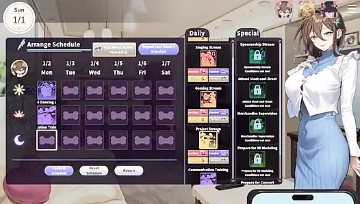 1 V-Lover Playthrough. Lovely Women And Nice Art Style.