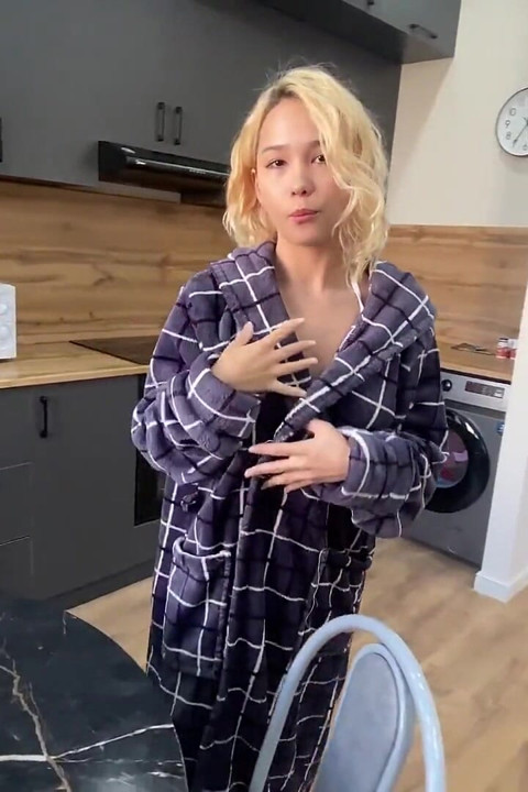 Hard Merciless Pounding for Beautiful Skinny Blonde Asian Baby Now