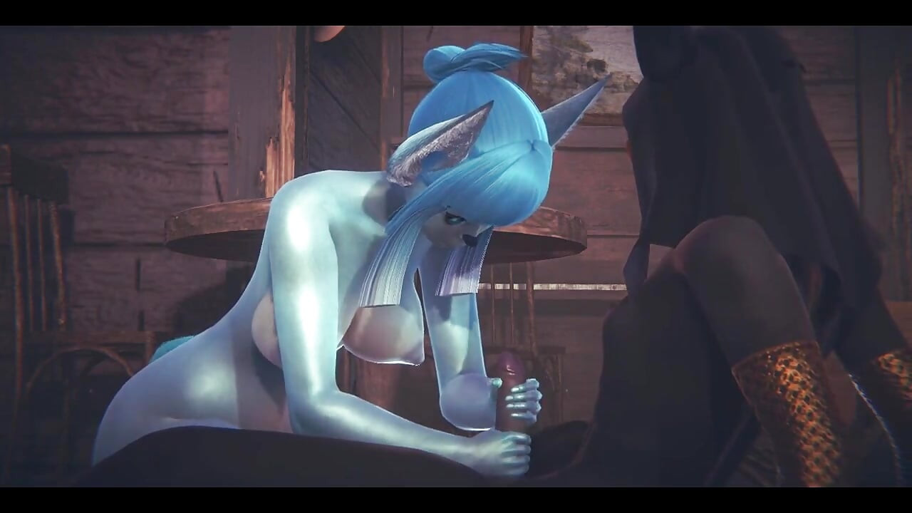 फरी हेनतई पोकेमॉन - Anubis the Dog के साथ ग्लेज़न हार्डसेक्स - जापानी एशियाई मंगा एनीमे फिल्म गेम पोर्न