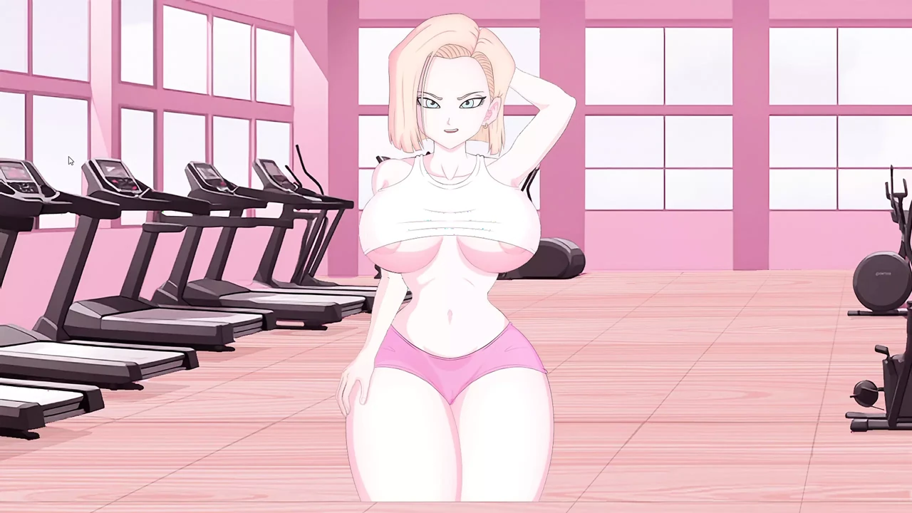 Interdimensional Desire - Fucking the Thighs of Android 18 in front of her Husband