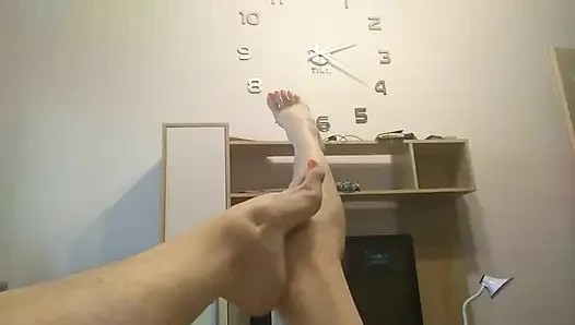 Very Hairy Pussy and Legs, Fingering, Foofetish, Close-up Big Pussy Lips From Ginnagg