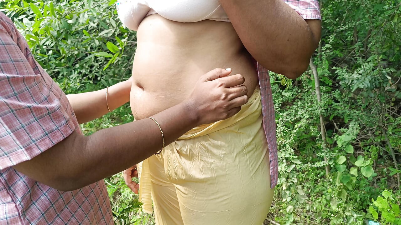 School student with uniform lesbian outdoor