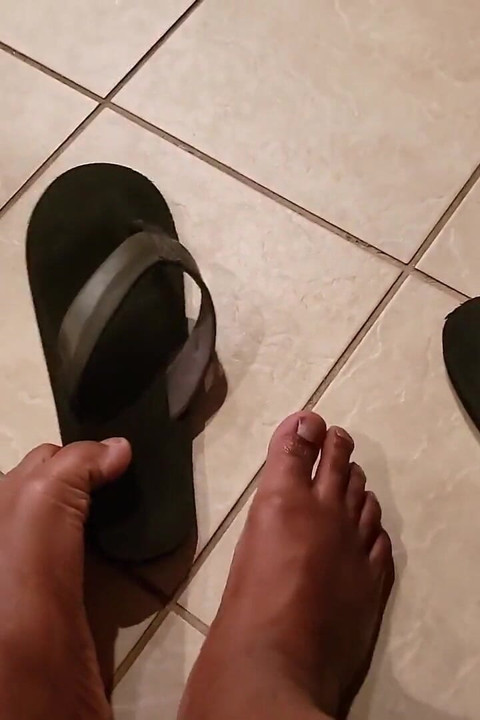 Foot Fetish with Black Bear