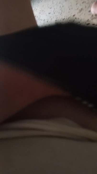 My hand inside my underwear