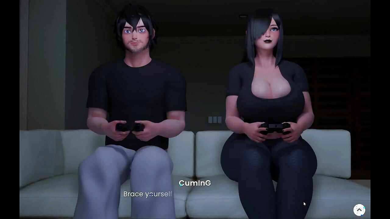 Mansion Days TABOO Hentai Game Ep.11 GAMER GIRL suck my GIANT COCK while training for STREAMING !