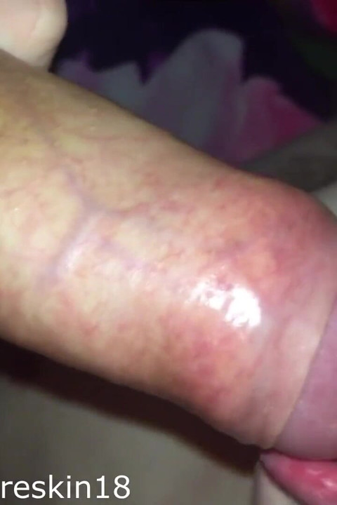 Spread your buns and eat my cock with cum!