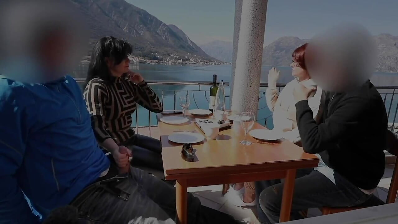 Extreme! Hot Cock Made to Cum Under the Table