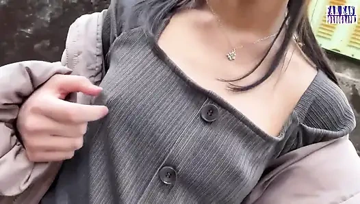 Bare Nip Stroll Where Crowded Eyes Spark a Hot, Tight Peak on Her Perky Tips Phase.1