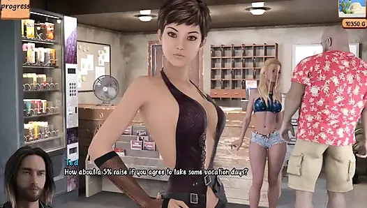 Fantasi istri nakal dengan gameplay di motel (rute ntr) untuk ngentot sama cowok gagah ini