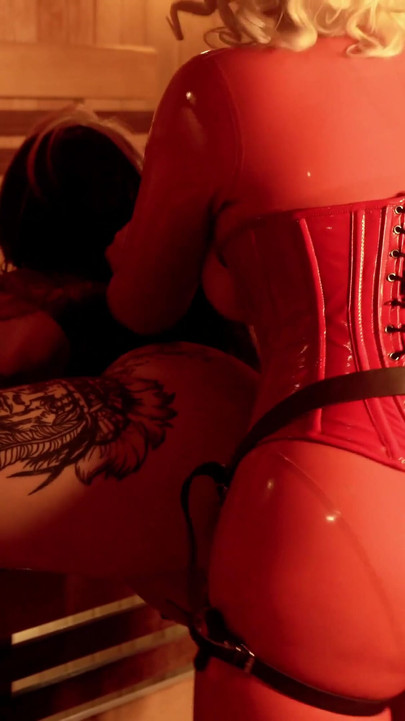 Powerful moment from "HardCore SEX kinky compilation - rough FUCKING of LESBIAN MILFs - strap-on penetration"