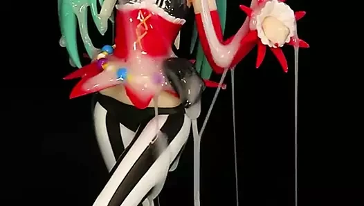 Miku hatsune 12 figürlü bukkake(fakecum)