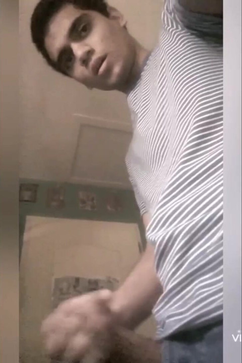 Cute 18yo wanks for his girlfriend
