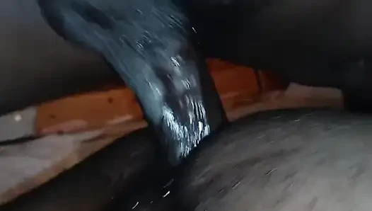 Büyük siyah kalın yarak damarlı