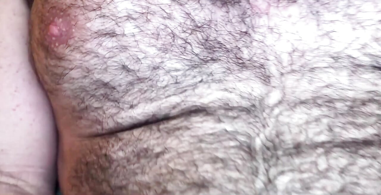 Muscle Bear Takes Giant Cock