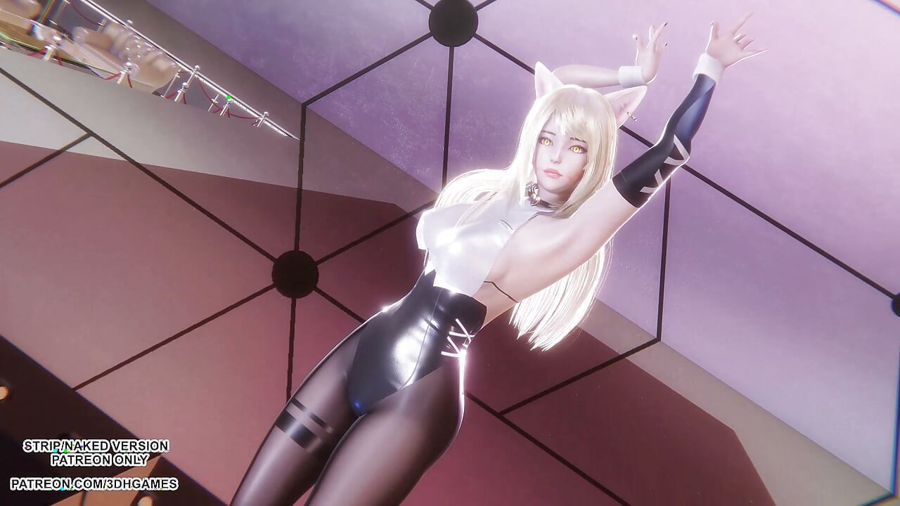 MMD CHUNG HA - ΣΤΡΕΣ - Ahri Sexy Kpop Dance League Of Legends Hentai Χωρίς λογοκρισία 4K 60FPS