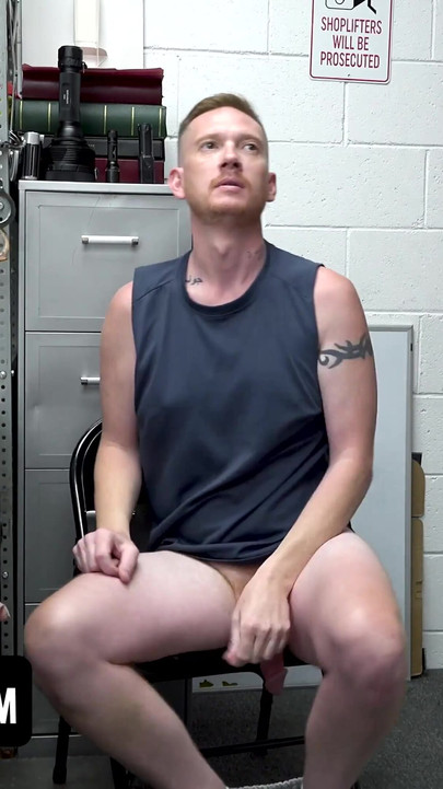 Key moment from "Security Guard use His Power To Get A Taste Of Brody's Massive Cock"