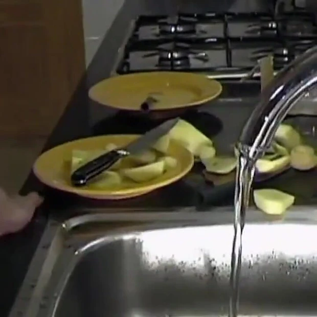 Fanny: Slutty Latin Housewife Strips and Masturbates in Kitchen