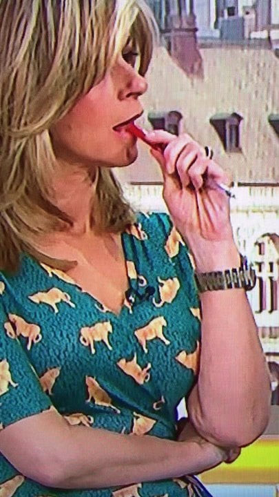 Kate garraway  dreaming about cock