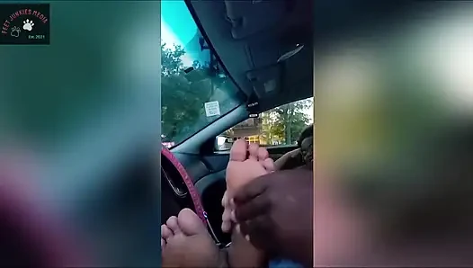 Sesi footjob kering nola car dengan hood creole que