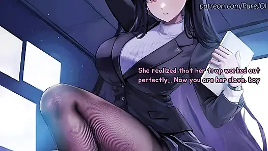 Rio from Blue Archive tests her new innovation on you (Feet and Pantyhose)