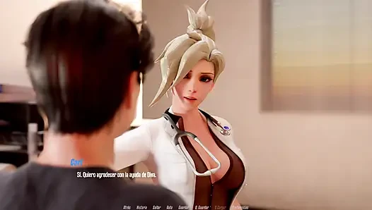 Overwatch XXX - Vagina Wanita Merah Muda Sialan dari Overwatch - Rute Mercy