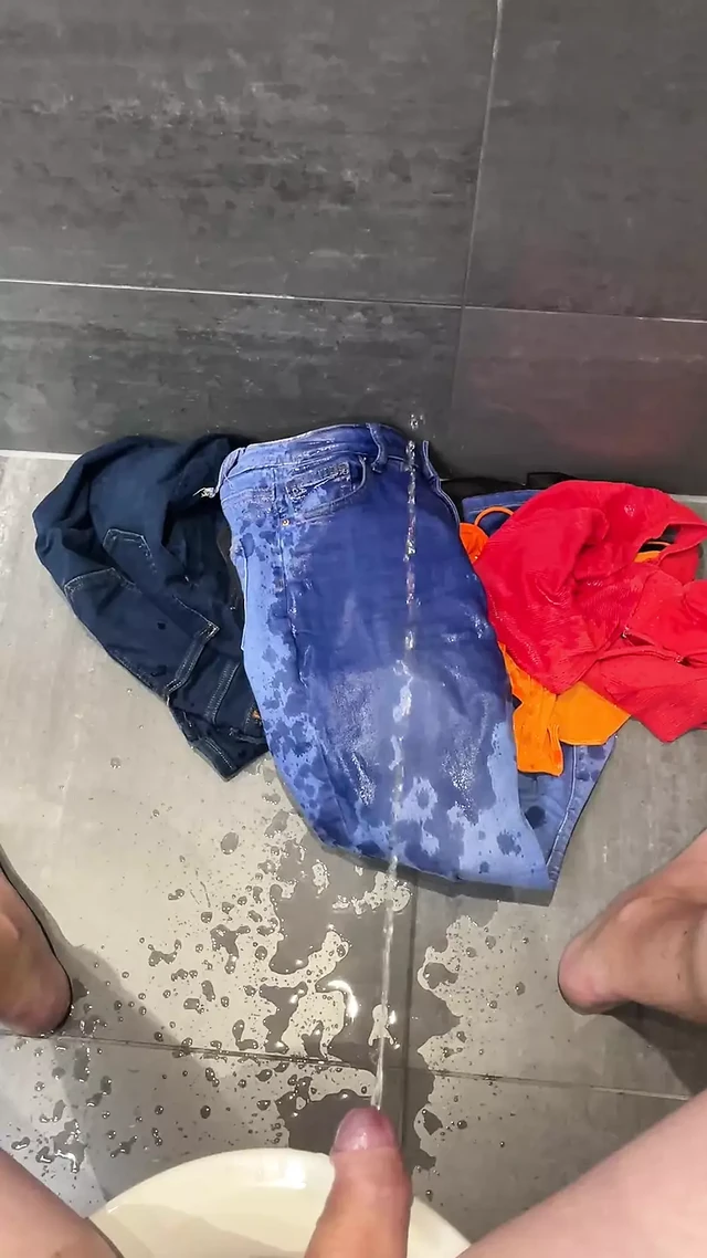 Pissing on my laundry
