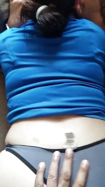 He Pushed My Thong Aside and Shoved It up My Ass, Because My Rich Moans Provoked Him