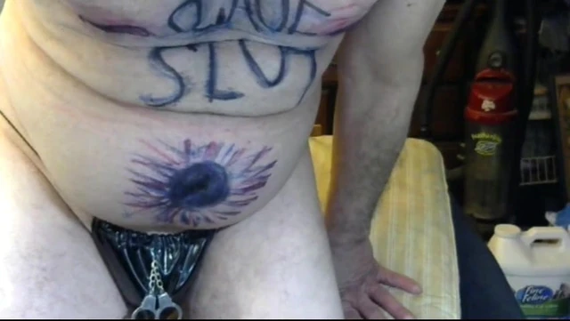 tonyslave whipping himself naked