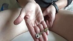 Old Clip from 2017: Tether Spout to Secure a Chastity Cage