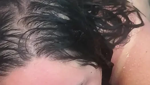 peeing in the shower