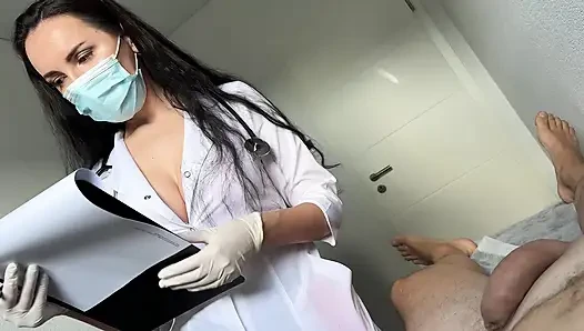 The Hottest Nurse Ever Forgot She Was at Work