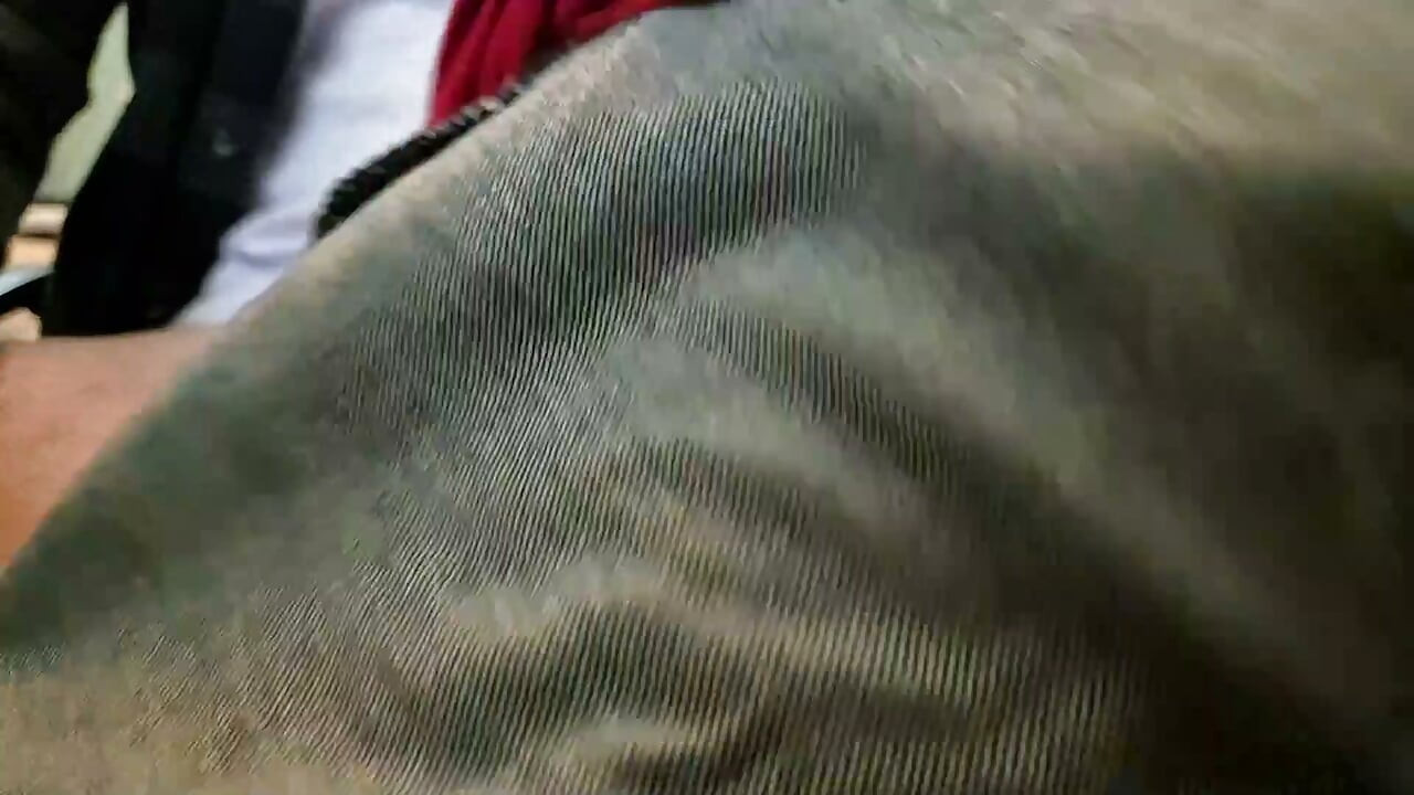 Cumming through my jeans! So hot!