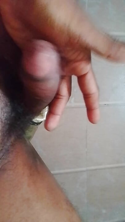 Cum in bathroom