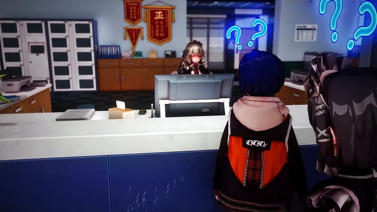Zenless Zone Zero - Rina, sexe au bureau - animations hentai en 3D
